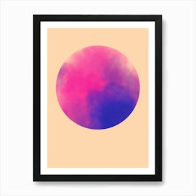Pink Clouds Minimal Art Print