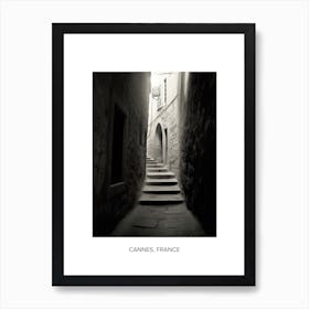 Poster Of Dubrovnik, Croatia, Photography In Black And White 4 Art Print