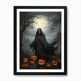 Halloween Skeleton 1 Art Print