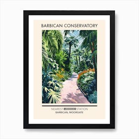 Barbican Conservatory London Parks Garden 4 Art Print