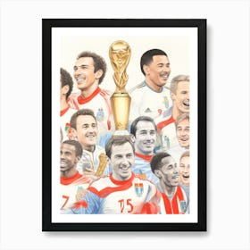 World Cup Champions Art Print