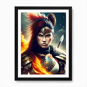 Samurai Warrior 16 Art Print