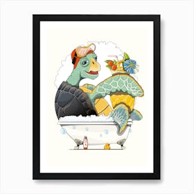 Sea Life Turtle Art Print