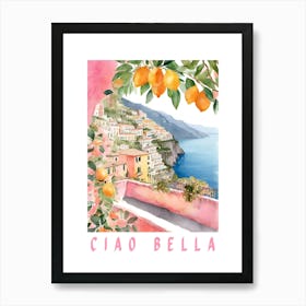 Ciao bella Italy Print Art Print