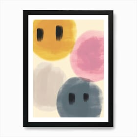Happy Everything Abstract 1 Art Print