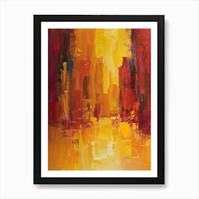 Abstract Cityscape 13 Art Print