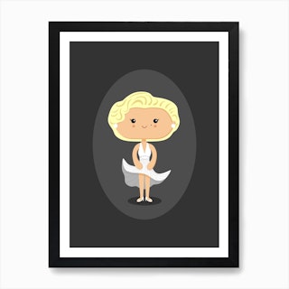 Marilyn Monroe Kid's Art Print