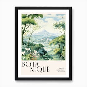 Botanique Fantasy Gardens Of The World 34 Art Print