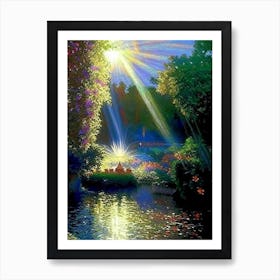 Tivoli Gardens, 2, Italy Classic Painting Art Print