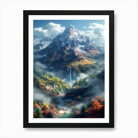 Mountain Landscape Poster