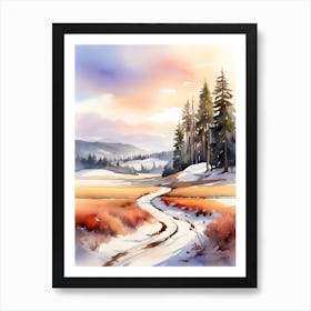 Landscape Painting Art Print