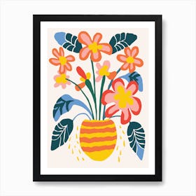 Flowers In A Vase 17 Art Print