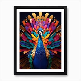 Peacock 2 Art Print