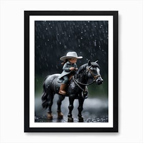 Rainy Day Ride Art Print