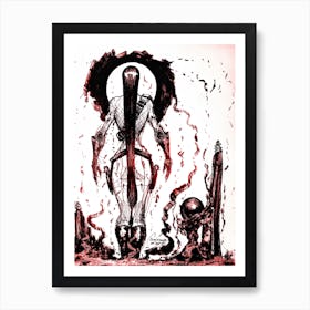 BLOOD MOON #2 Art Print