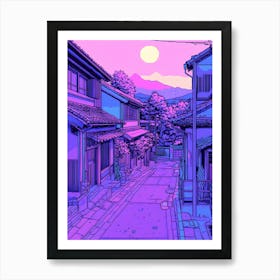 Kyoto Street Art Print