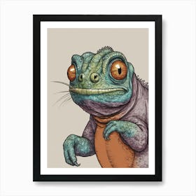 Lizard 11 Art Print