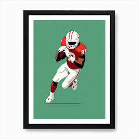 American Football Player 3 Art Print