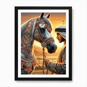 Creative Horse Beauty Illustration Nr 58 Art Print