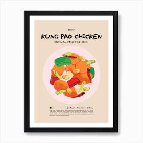 Kung Pao Chicken Art Print