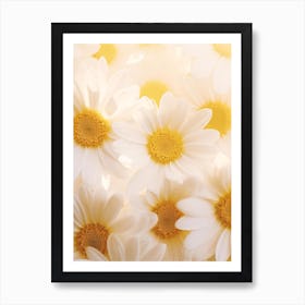 White Daisies Art Print