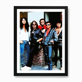 deep purple hard rock band music 13 Art Print