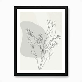 Flower In A Vase Art Print