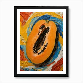 Papaya Art Print