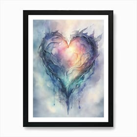 Heart Of Water Art Print