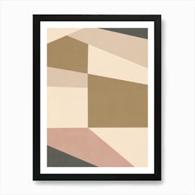 Composition Of Geometric Shapes 39 Art Print