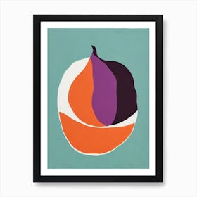 Jicama Bold Graphic vegetable Art Print