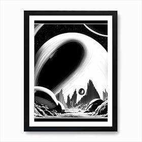 White Dwarf Noir Comic Space Art Print