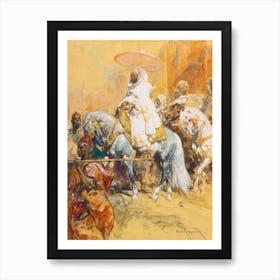 Chieftain Or The Caid El Ayadi, Henri Rousseau Art Print