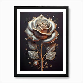 Rose Of Gold Art Print