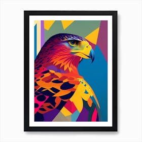 Hawk Pop Matisse 2 Bird Art Print