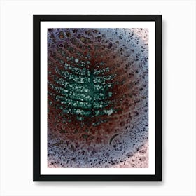 Alcohol Ink Abstraction Black Hole 1 Art Print