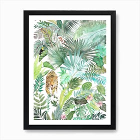 Jungle Leopard 03 Art Print