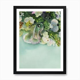 Cuttlefish Storybook Watercolour Art Print