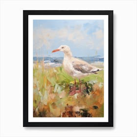 Bird Painting Seagull 1 Art Print