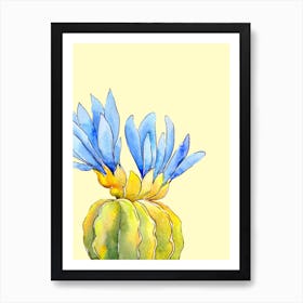 Pastel Cactus Ii Art Print