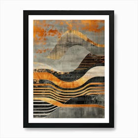 'Waves' 7 Art Print