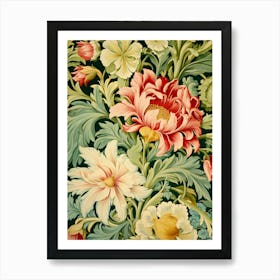 William Morris Floral Wallpaper 1 Art Print