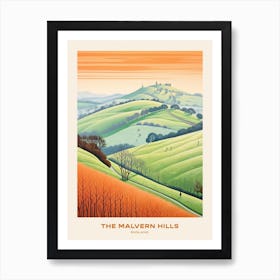 The Malvern Hills England 2 Hike Poster Art Print