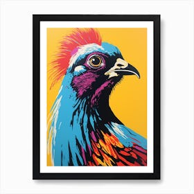 Andy Warhol Style Bird Pheasant 5 Art Print