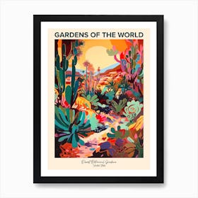 Desert Botanical Gardens Usa Gardens Of The World Poster Art Print