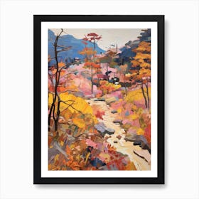 Autumn Gardens Painting Koraku En Japan 2 Art Print