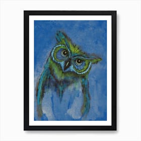 Barney The Owl Art Print