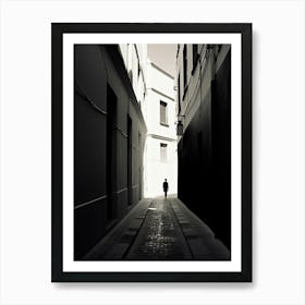 Seville, Spain, Spain, Black And White Photography 1 Art Print