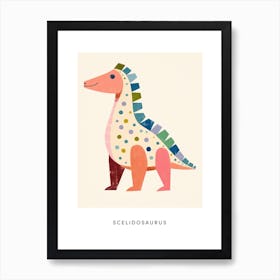 Nursery Dinosaur Art Scelidosaurus 4 Poster Art Print