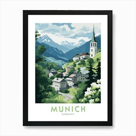 Munich Old Town Art Print